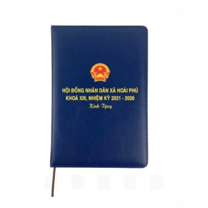Sổ da in logo và nội dung làm quà tặng cho đại hội giá xưởng