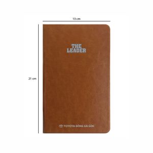 Sổ da in logo làm quà tặng cho cửa hàng bán ô tô