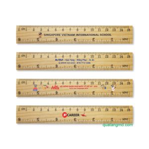 Thước kẻ gỗ tặng quà cho học sinh giá gốc tận xưởng