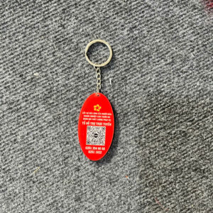 Làm móc khóa Mica in 02 mặt giá gốc tận xưởng, thời gian giao hàng nhanh