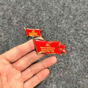 Huy hiệu dùng cho đại hội Đảng in nhanh tại Hà Nội và TP Hồ Chí Minh