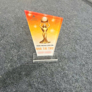 Cúp Mica - Cúp Acrylic tặng nhà tài trợ cho sự kiện giá xưởng